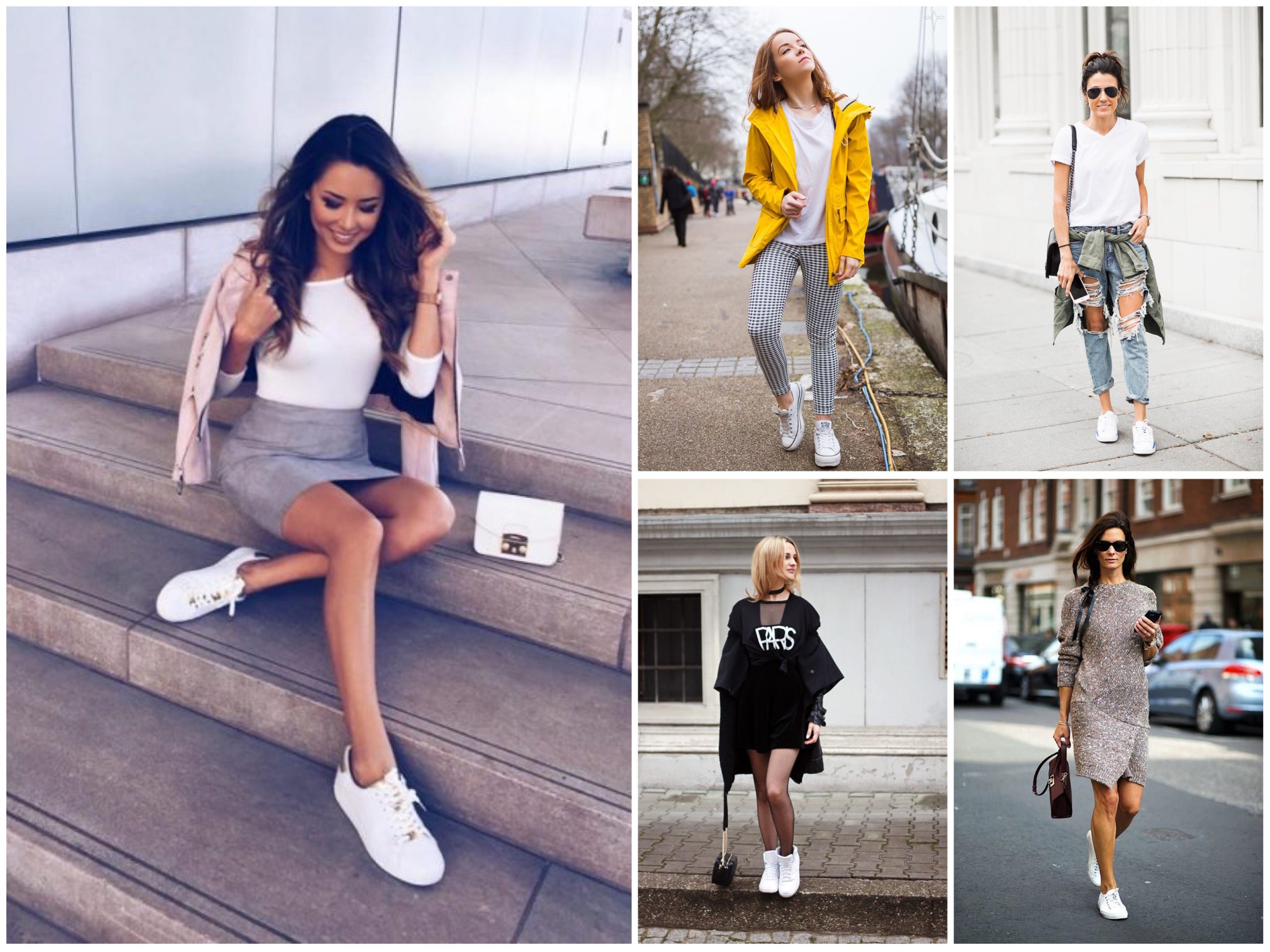 Top 10 white sneakers for girls going to school / work