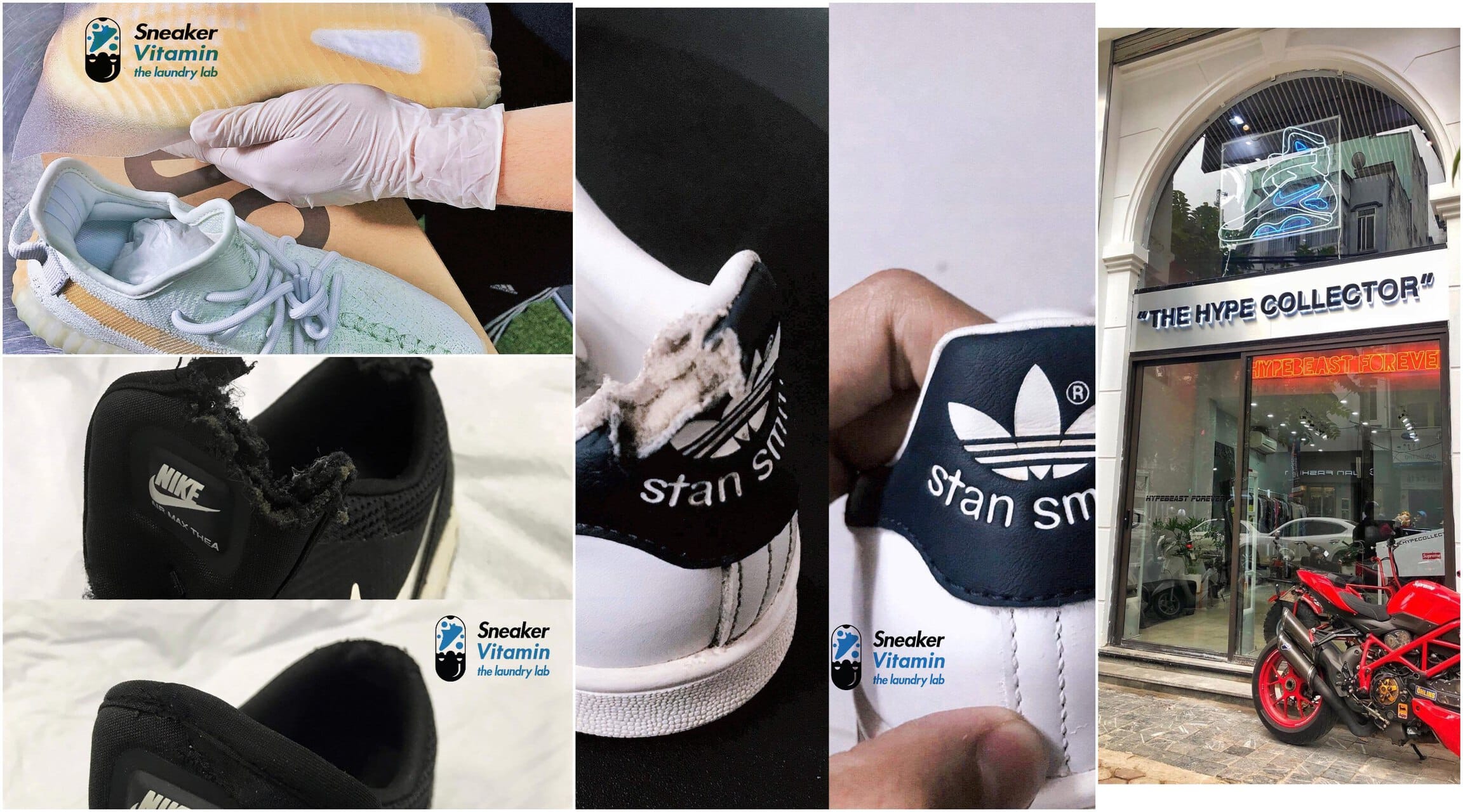 Sneakers for hypebeast in Hanoi to care & cleaning, come immediately SNEAKER VITAMIN