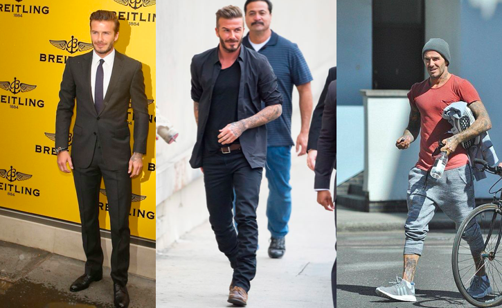 The fashion class of golden man - David Beckham