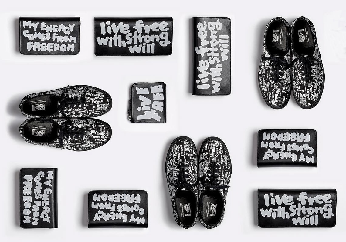 CDG x Vans "charms" for a new collab that conveys a positive message