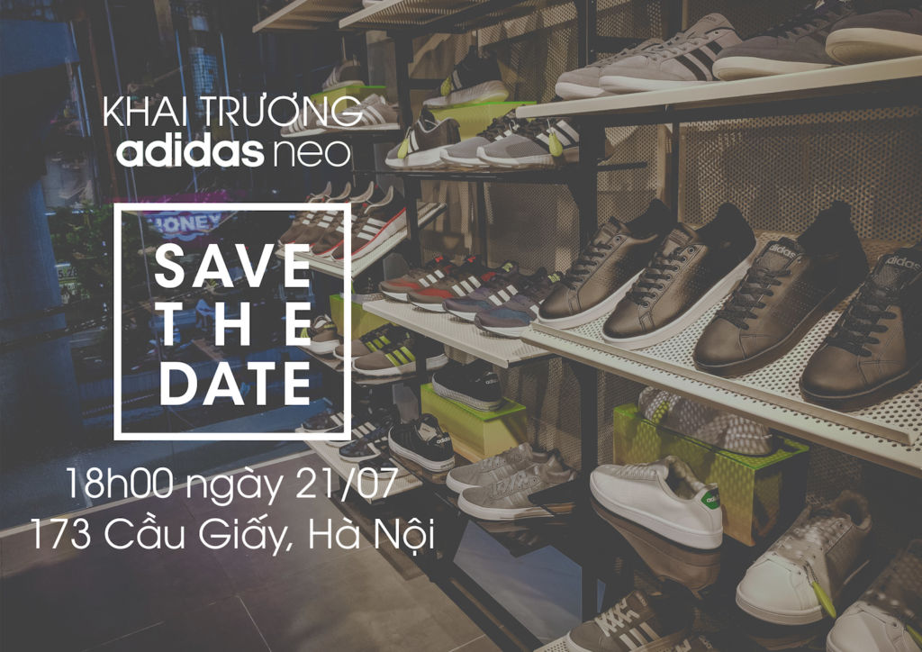 Waiting for the opening event of adidas Neo Cau Giay store - Hanoi