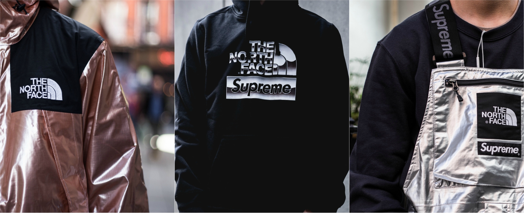 What do New York and London youth look at on the release of the Supreme x The North Face Metallic collection?