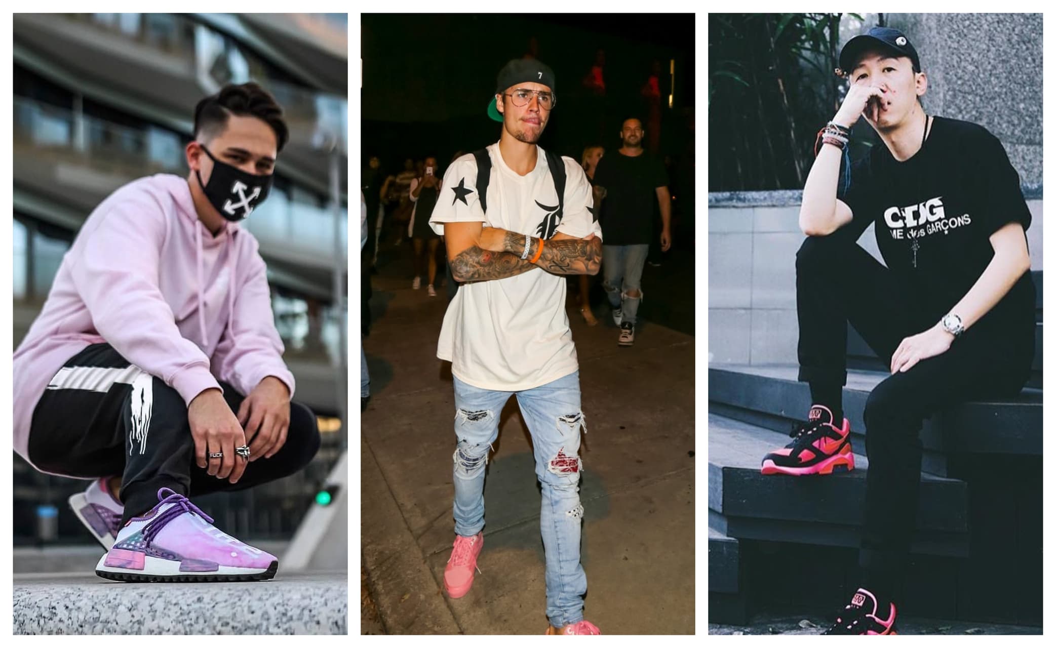 Spring-Summer 2019, why do you guys wear pink shoes to be manly?