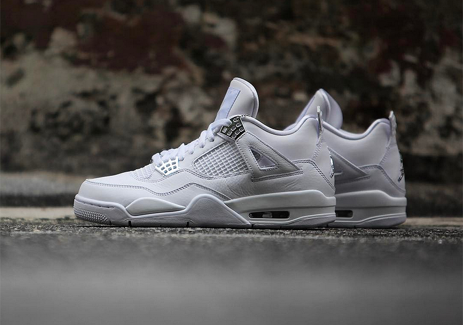 The detailed pictures of the Air Jordan 4 "Pure Money" version