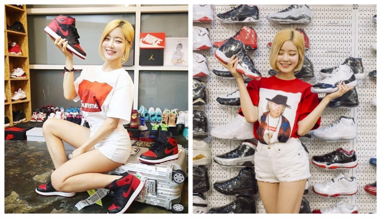 DJ Soda - Female DJ with today's leading collection of "DANGEROUS" sneakers