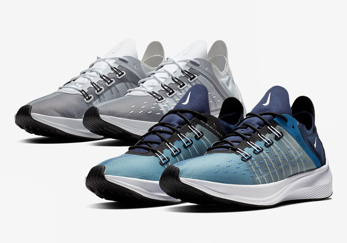 The two latest color schemes of Nike EXP-X14 version appear