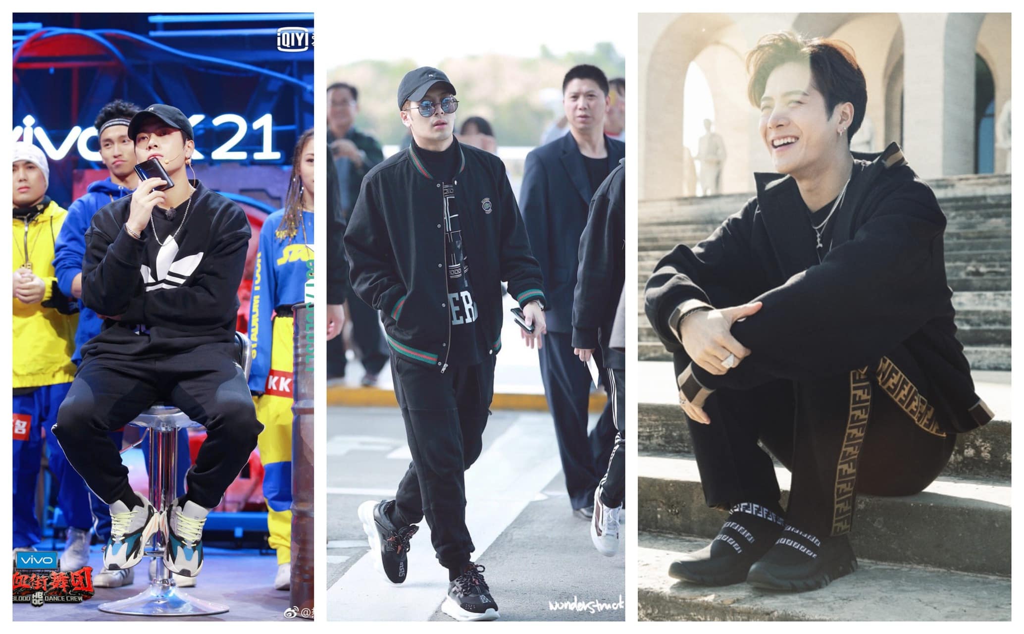 GOT7 - Jackson Wang, a sunny guy who loves sneakers and loves a stomach bag