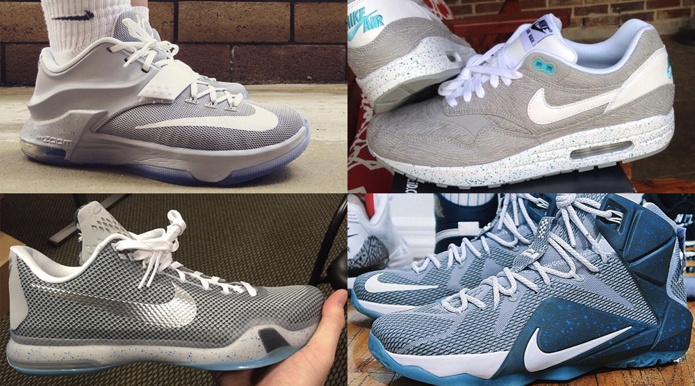 15 DOUBLE SNEAKERS CUSTOMED ON THE NIKEiD inspired by the NIKE AIR MAG