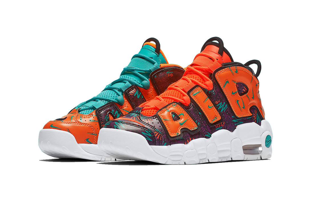 NIKE AIR MORE UPTEMPO GS 'WHAT THE 90'S PACK'