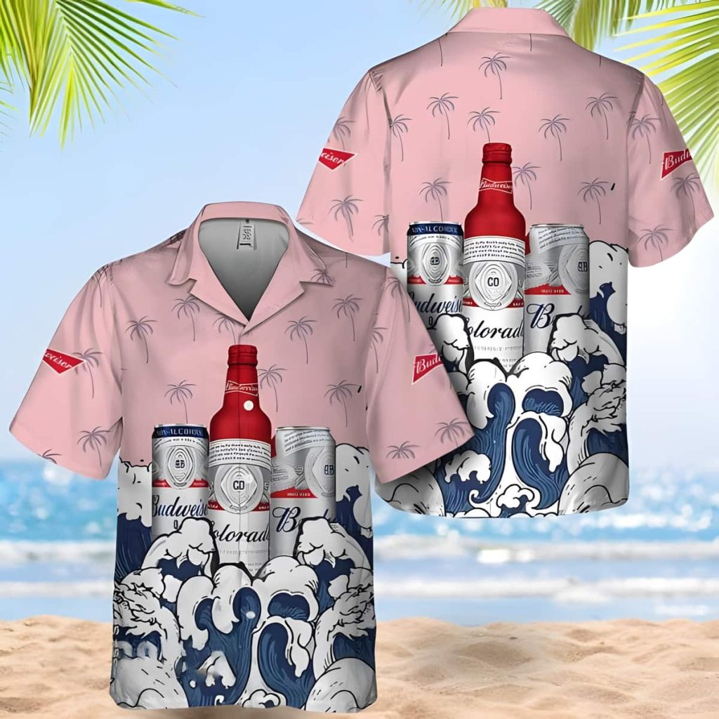 Beer Budweiser Hawaiian Shirt,Aloha Shirt,Gift For Beach Vacation