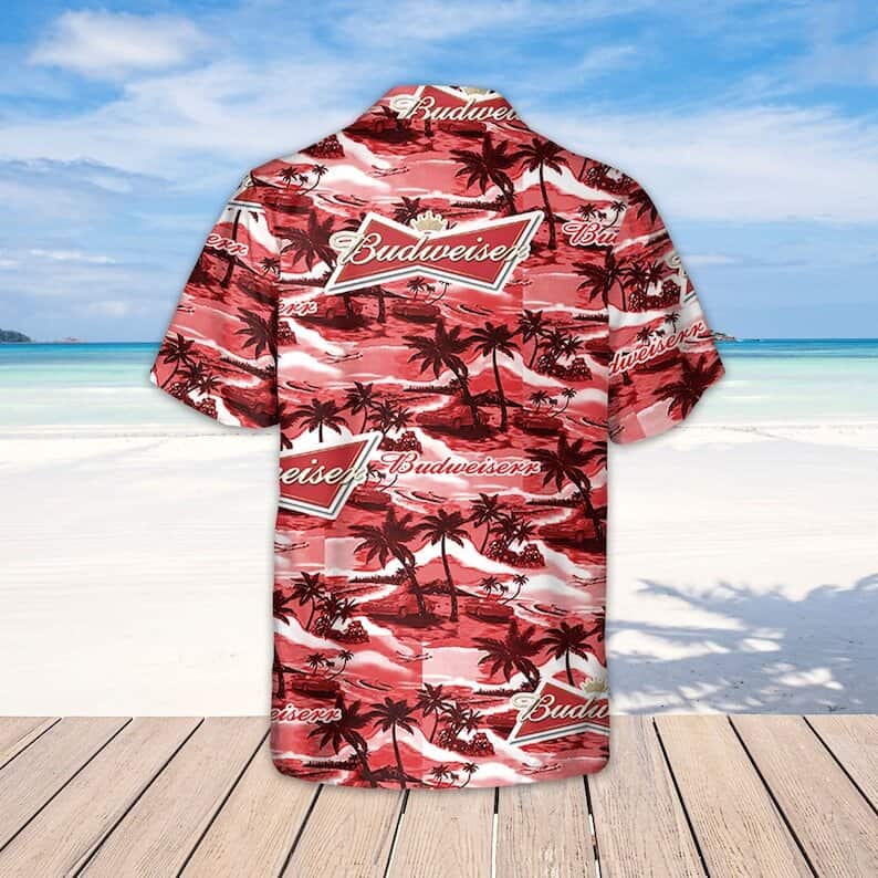 Beer Budweiser Hawaiian Shirt,Aloha Shirt,Summer Beach Gift For Men's