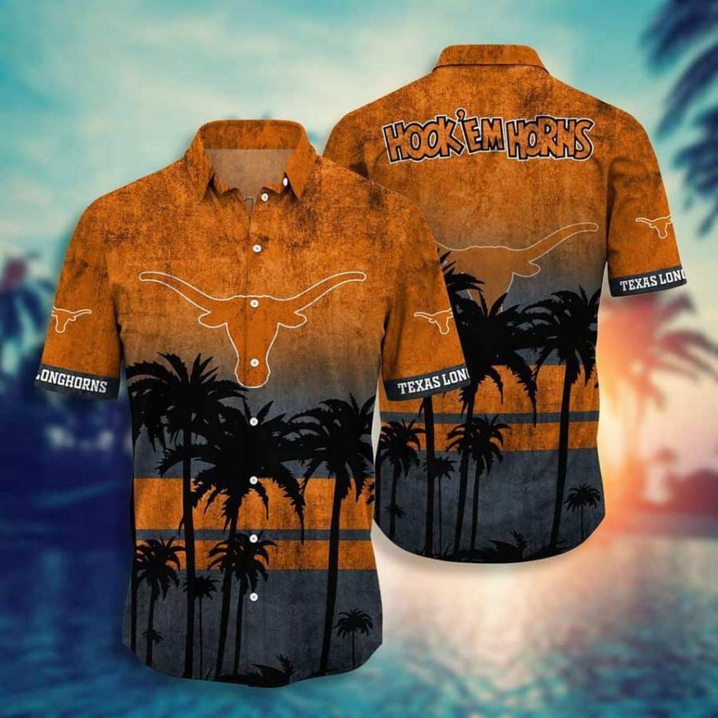 NCAA Texas Longhorns Hawaiian Shirt,Aloha Shirt,Limited Summer