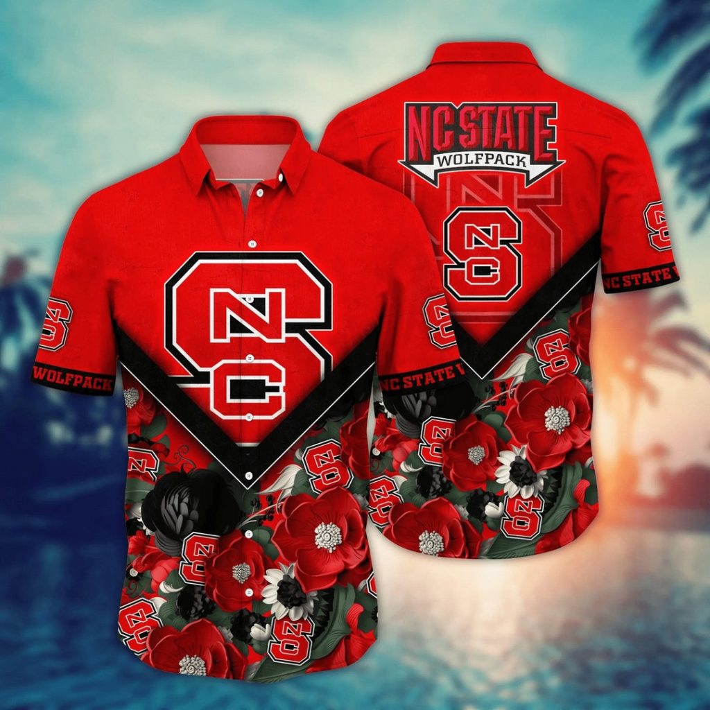 NCAA NC State Wolfpack Hawaiian Shirt,Aloha Shirt,Summer Vacation Gift