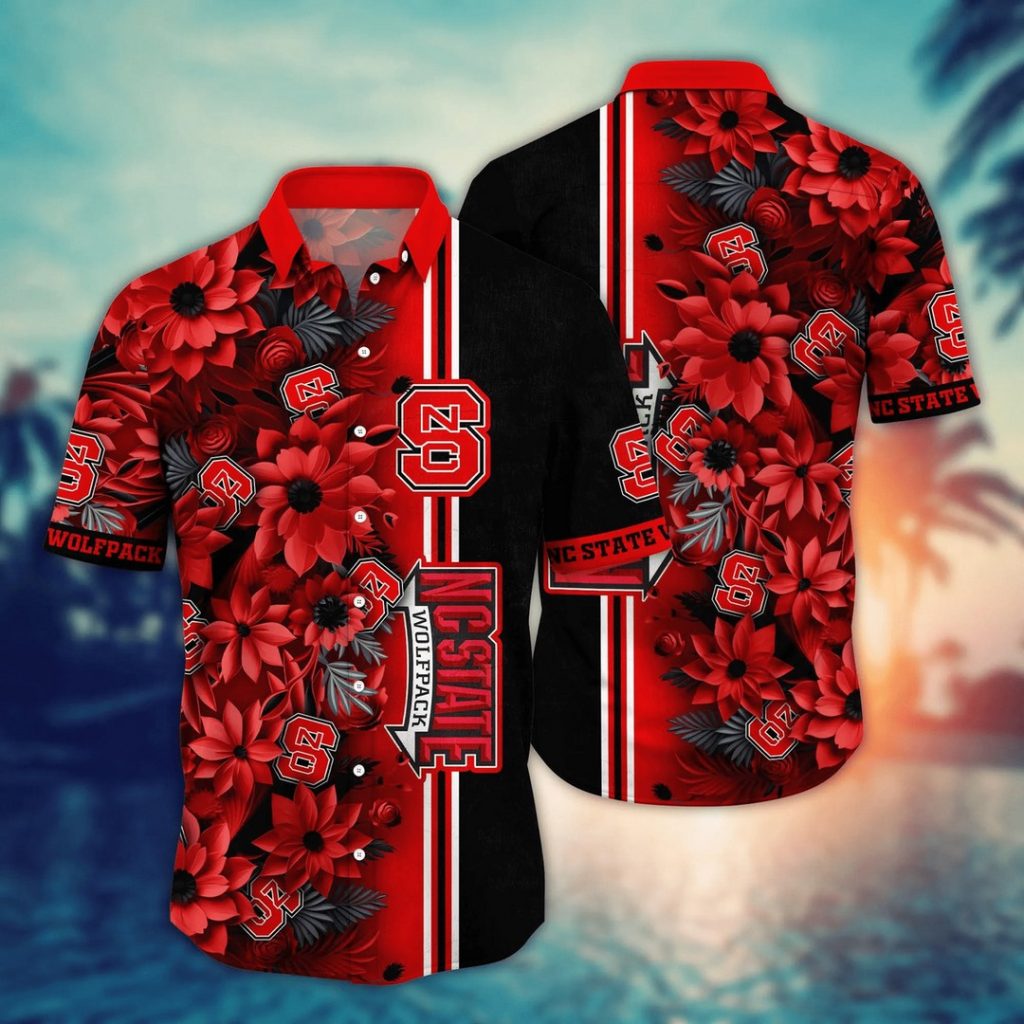 NCAA NC State Wolfpack Hawaiian Shirt,Aloha Shirt,Gift For Beach Vacation