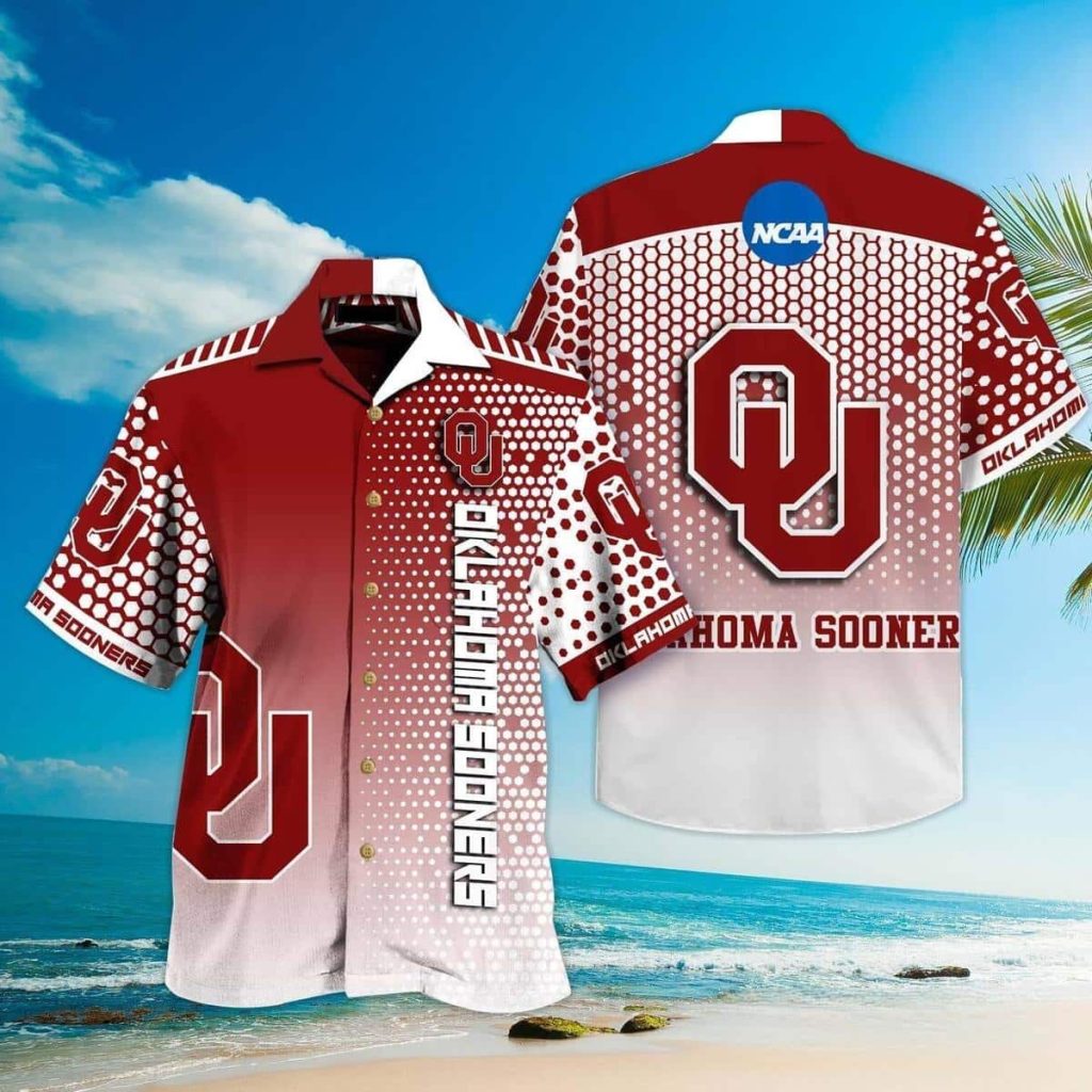 NCAA Oklahoma Sooners Hawaiian Shirt,Aloha Shirt,Trendy Summer Gift