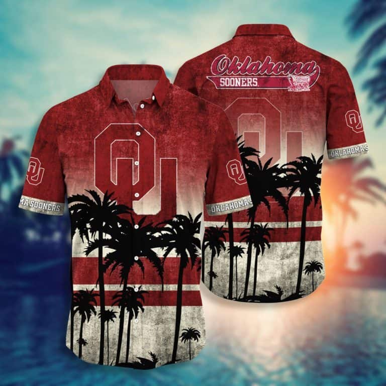 NCAA Oklahoma Sooners Hawaiian Shirt,Aloha Shirt,Vintage Aloha