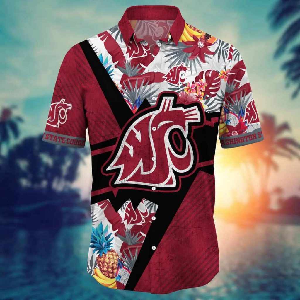 NCAA Washington State Cougars Hawaiian Shirt,Aloha Shirt,Best Beach