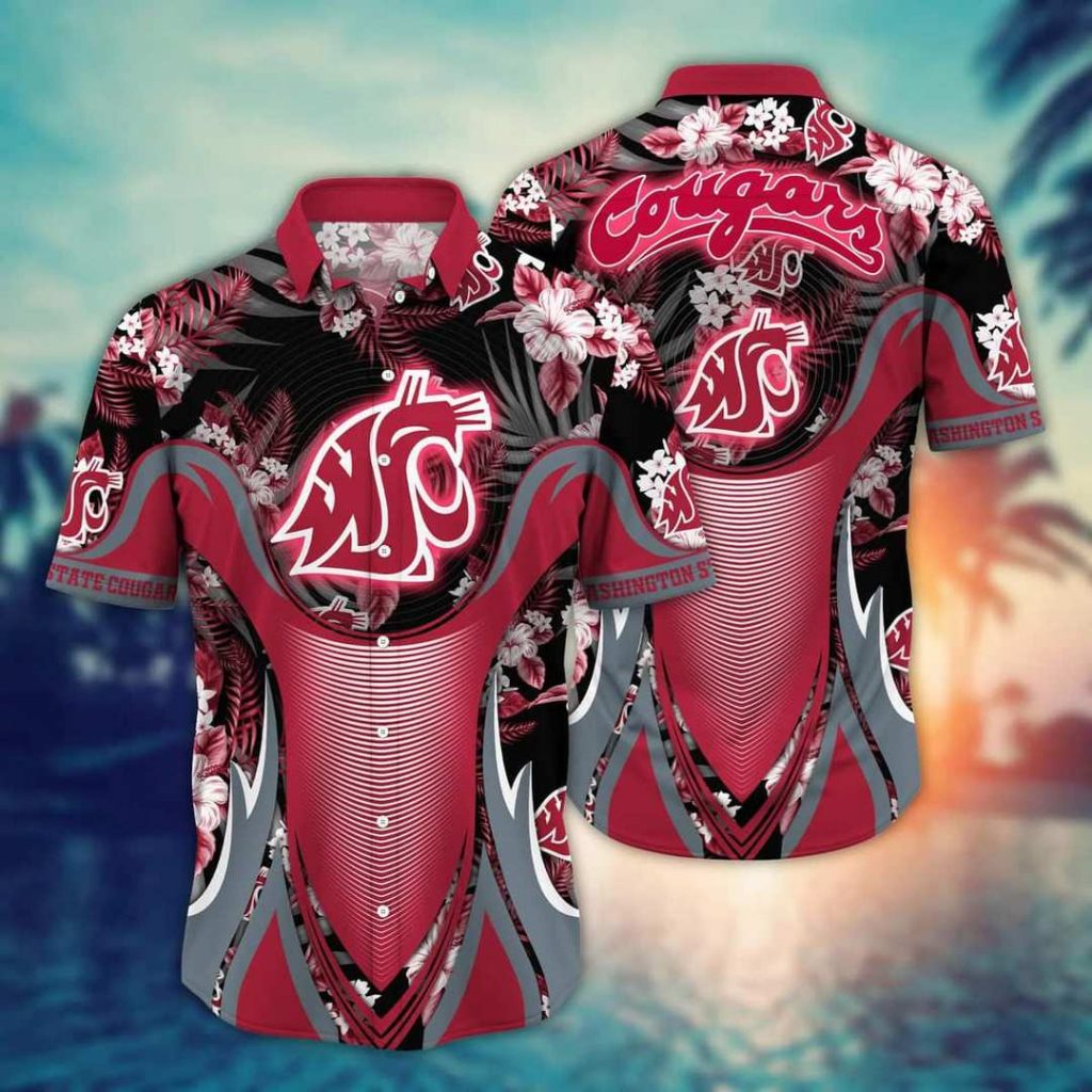NCAA Washington State Cougars Hawaiian Shirt,Aloha Shirt,For Summer Lovers