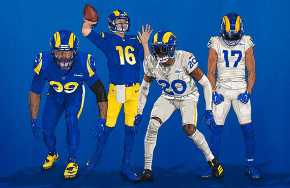 Los Angeles Rams Hey Dude Shoes The Perfect Combination of Style and Team Spirit